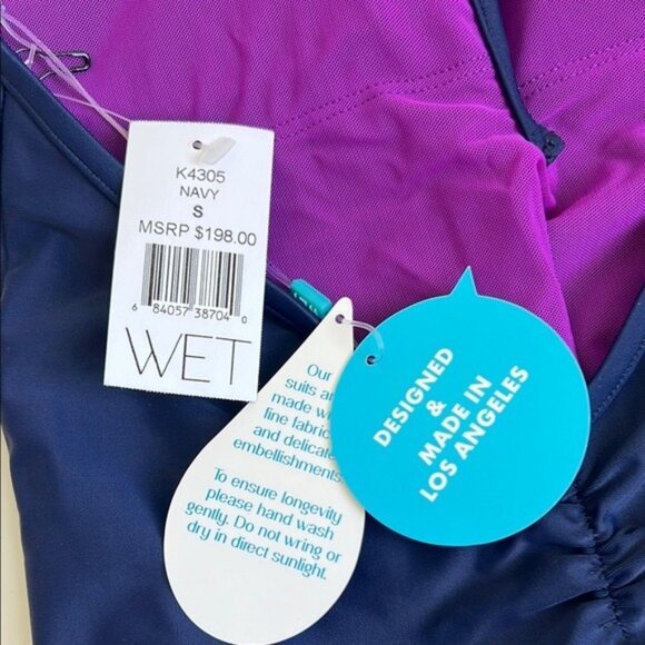 NWT Wet Swimwear Hyper Tropical Delilah One Piece - S - Picture 5 of 7